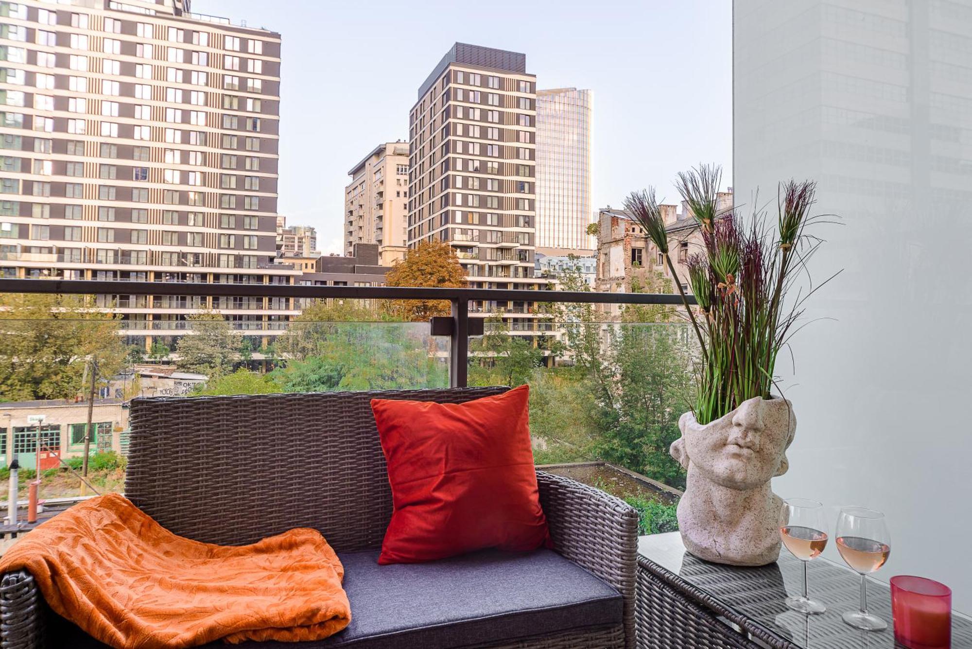Luxury Apartments In Platinum Tower Warsaw Luaran gambar