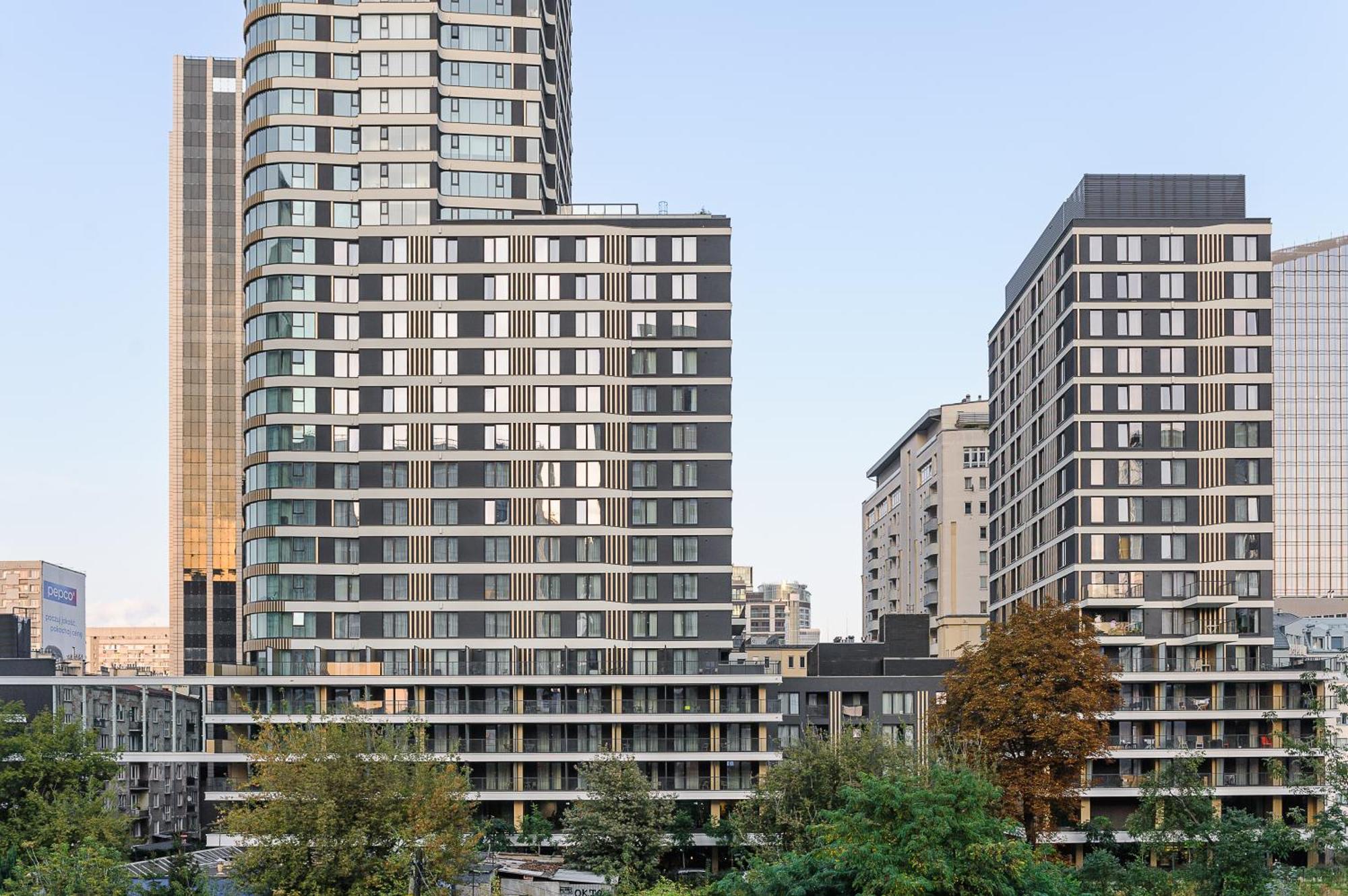 Luxury Apartments In Platinum Tower Warsaw Luaran gambar