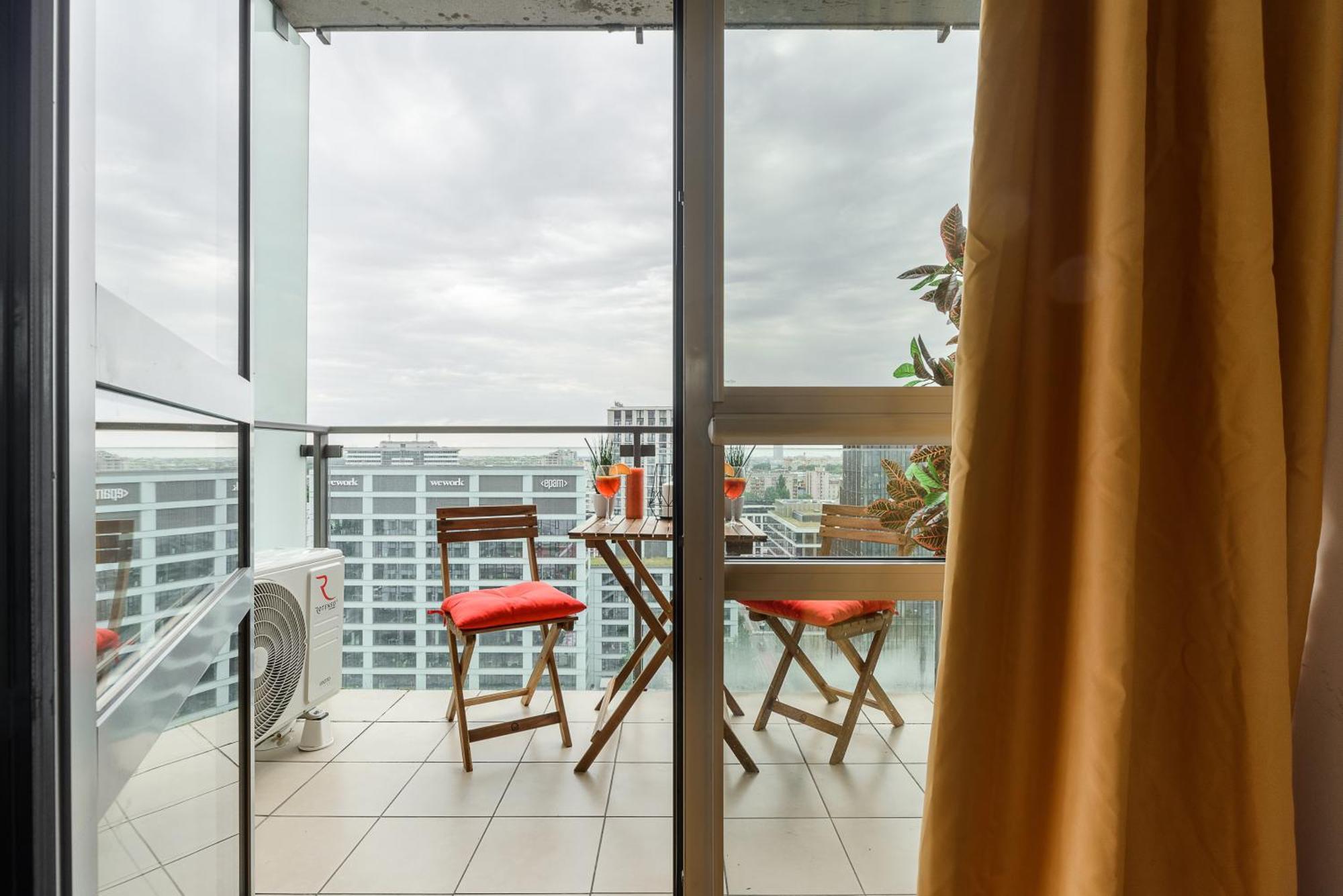 Luxury Apartments In Platinum Tower Warsaw Luaran gambar