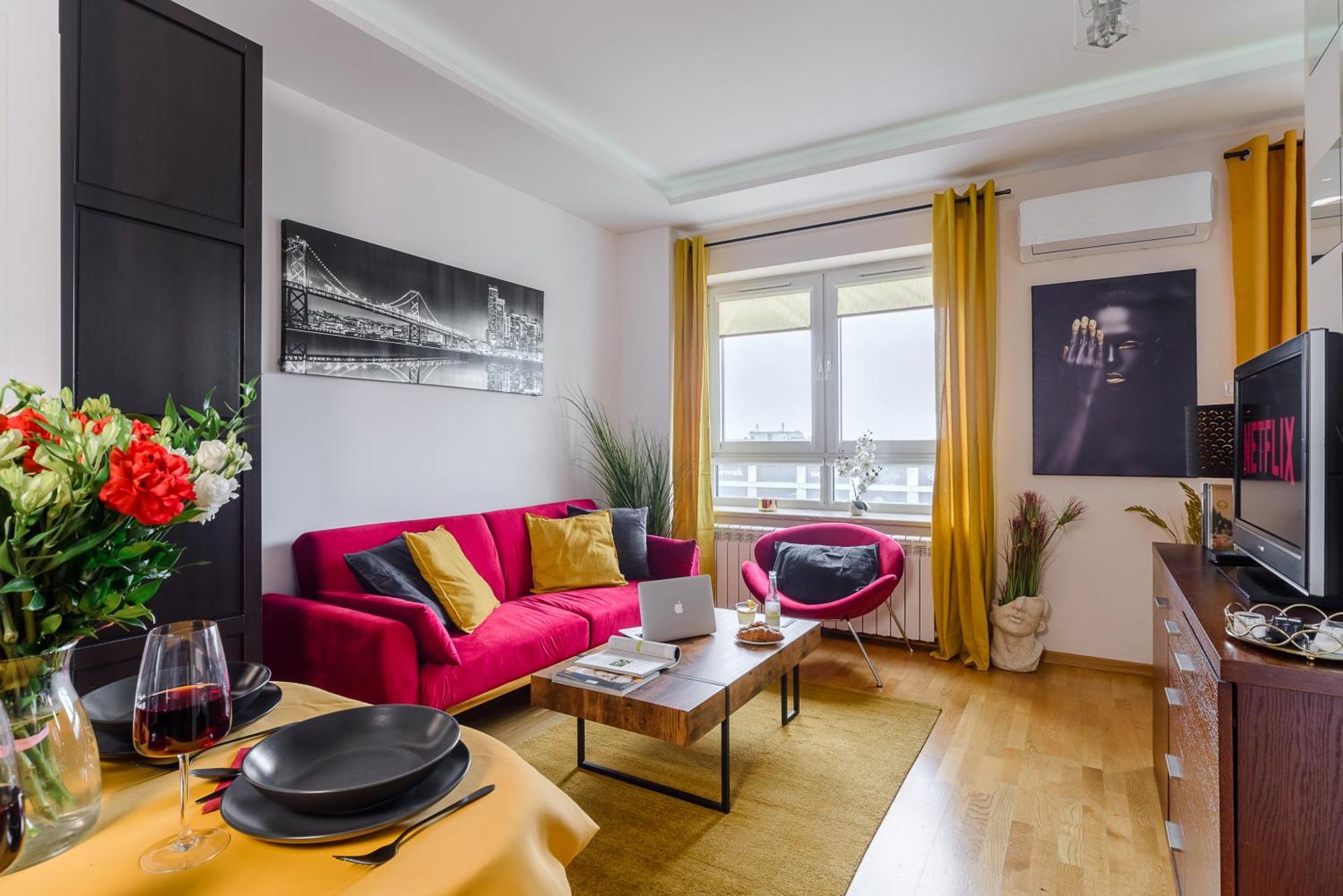 Luxury Apartments In Platinum Tower Warsaw Luaran gambar