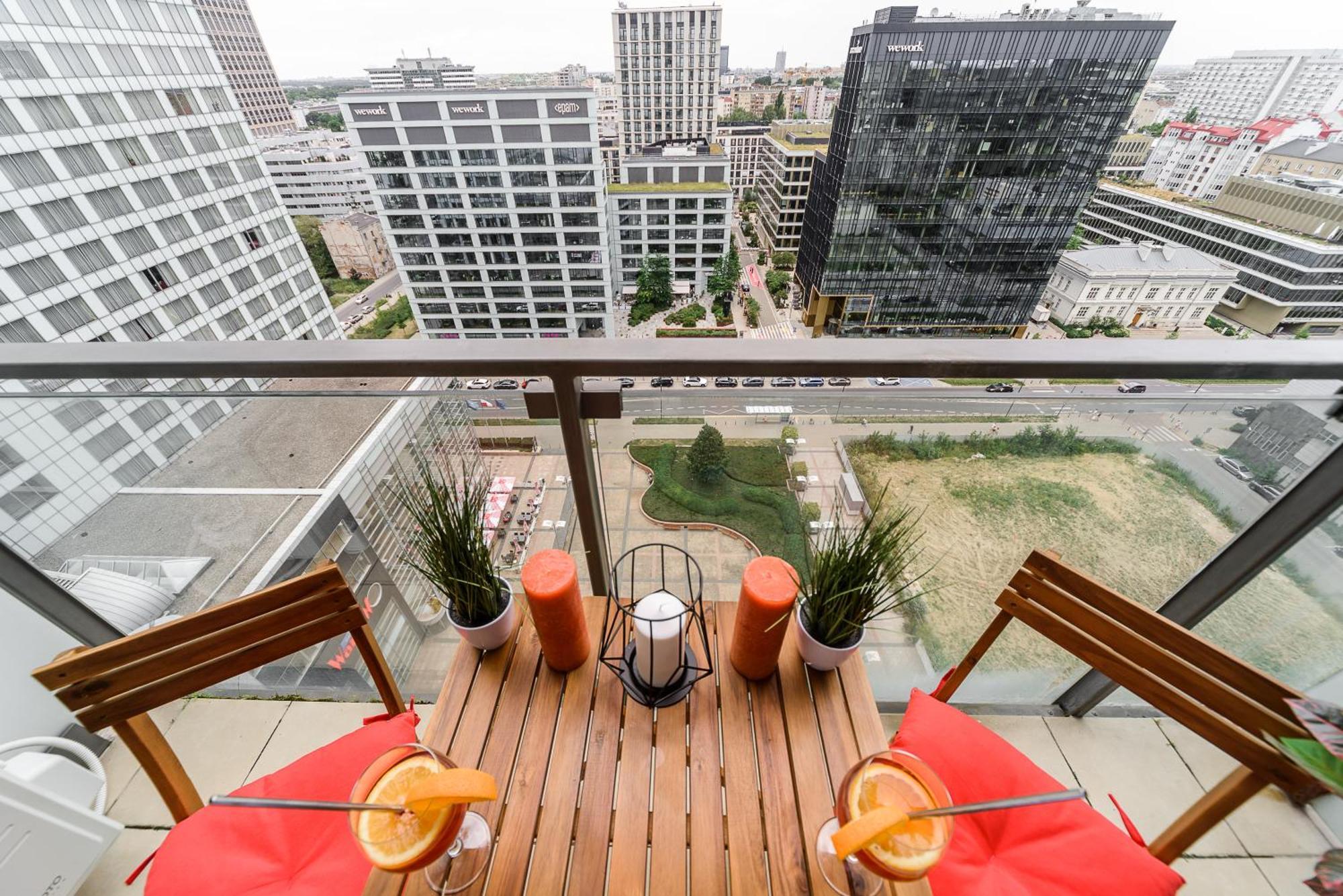 Luxury Apartments In Platinum Tower Warsaw Luaran gambar